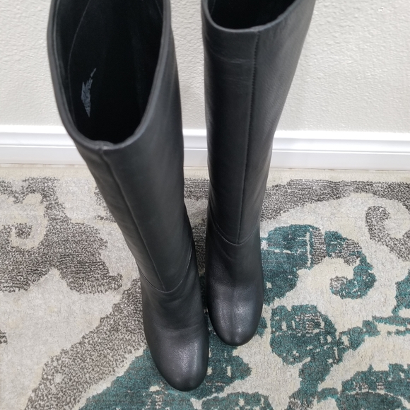 Kenneth Cole REACTION Cherry Tall Shaft Heeled Boots 6M - Picture 2 of 5